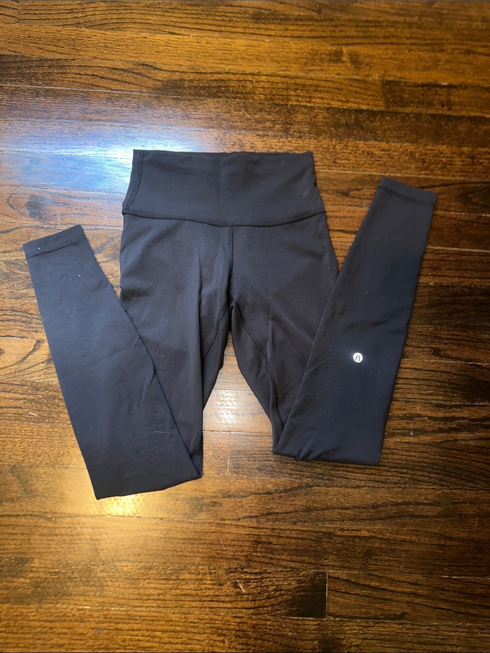 lululemon athletica Black WunderTrain Leggings
